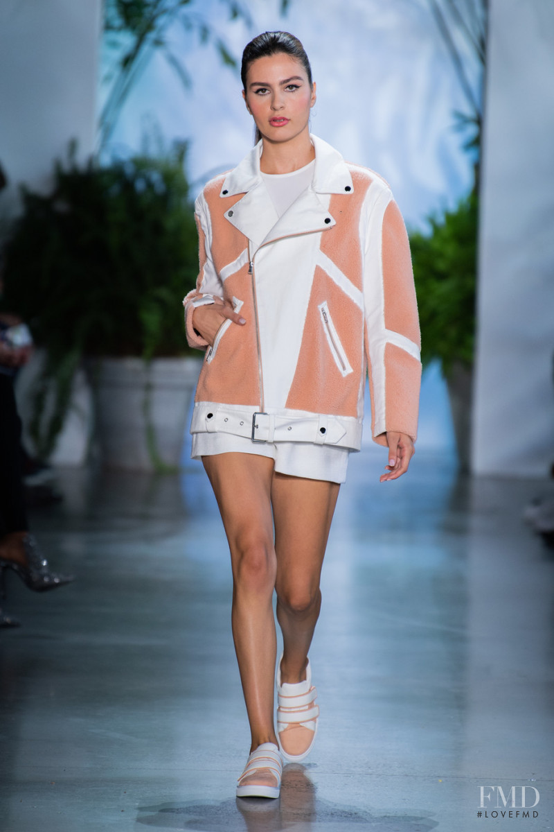 Paulina Armenta featured in  the Dennis Basso fashion show for Spring/Summer 2020