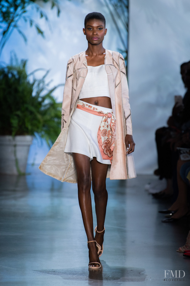 Barbra Lee Grant featured in  the Dennis Basso fashion show for Spring/Summer 2020