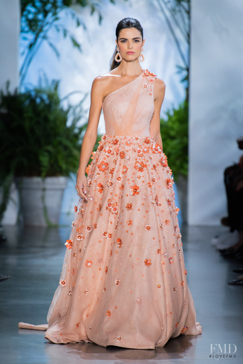 Carol Mendes featured in  the Dennis Basso fashion show for Spring/Summer 2020