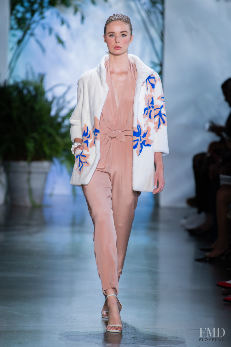 Dayton Pangborn featured in  the Dennis Basso fashion show for Spring/Summer 2020