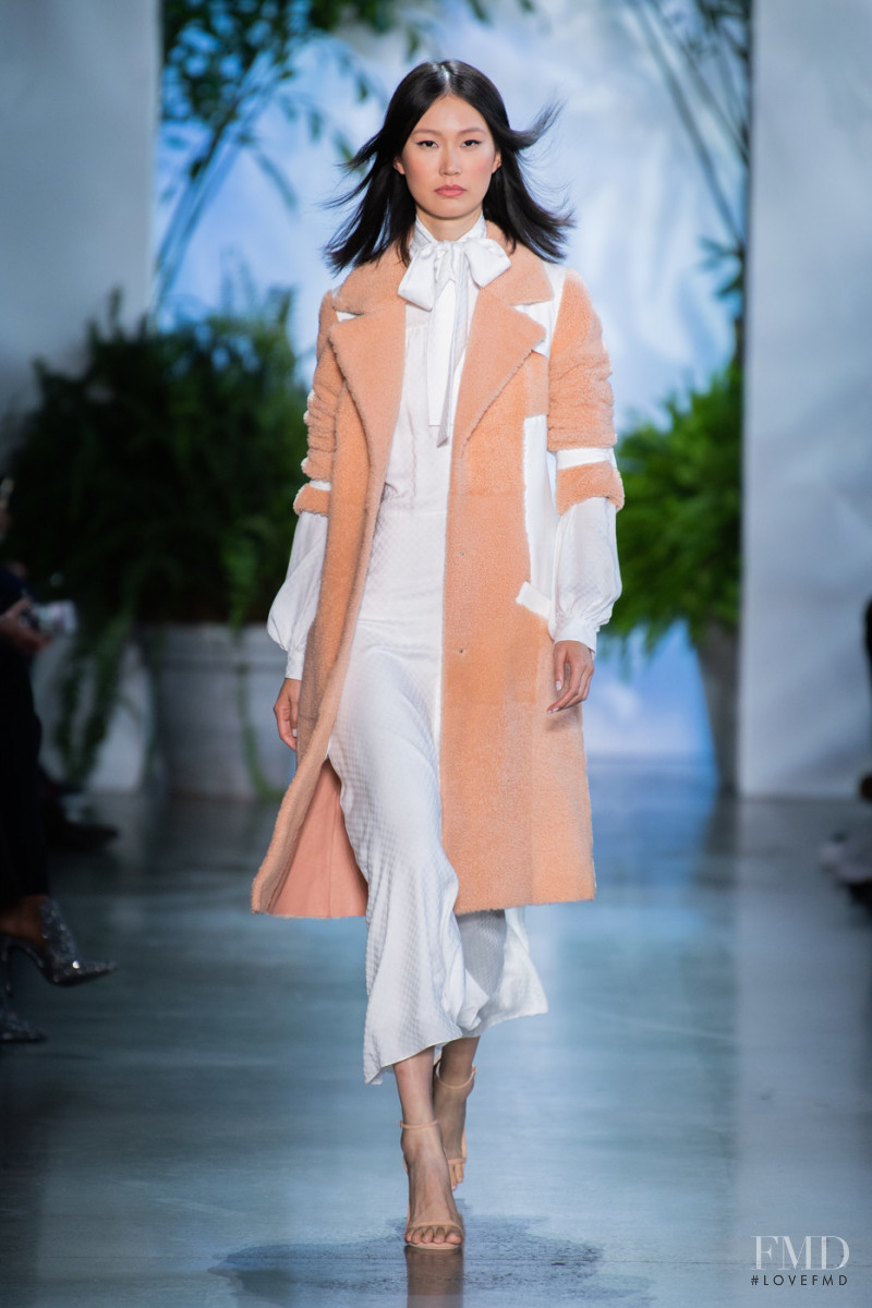 Xi Chen featured in  the Dennis Basso fashion show for Spring/Summer 2020