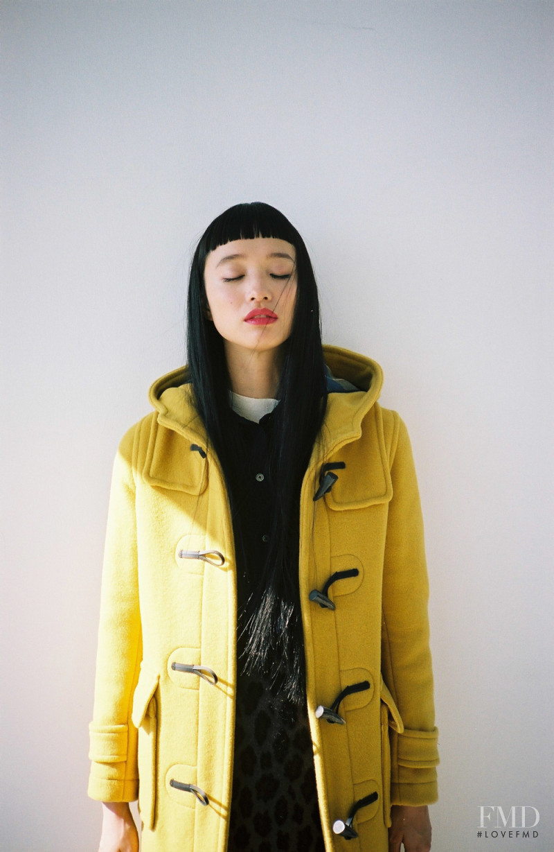 Yuka Mannami featured in  the Urban Research lookbook for Winter 2016