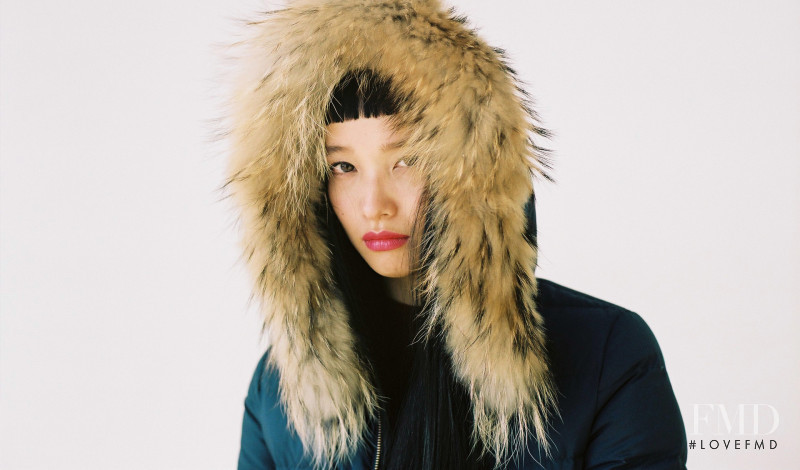 Yuka Mannami featured in  the Urban Research lookbook for Winter 2016