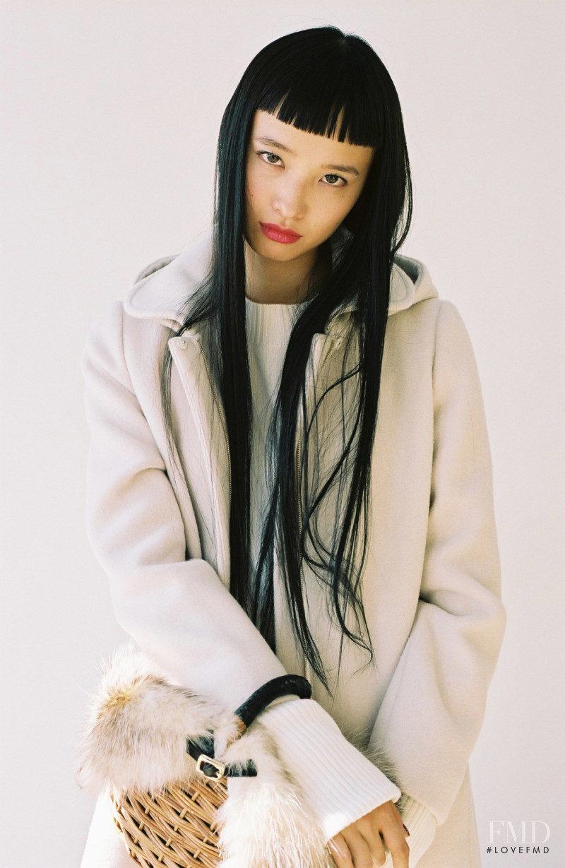 Yuka Mannami featured in  the Urban Research lookbook for Winter 2016