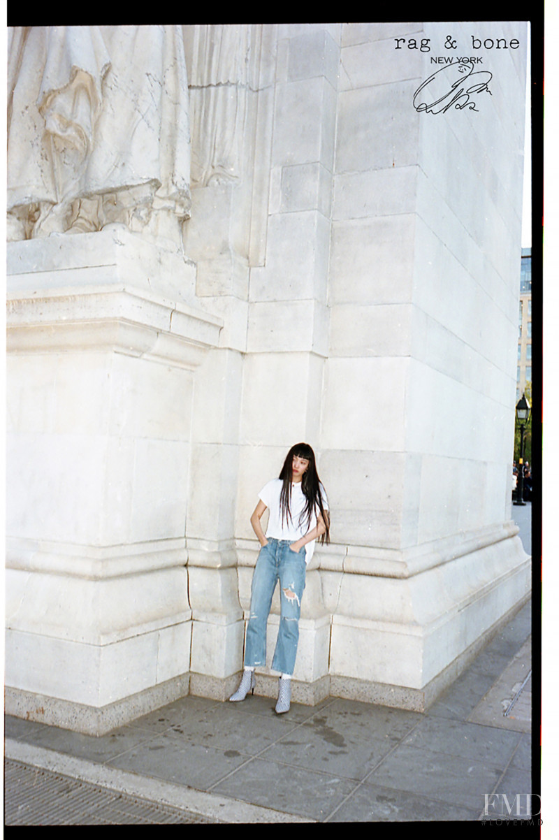 Yuka Mannami featured in  the rag & bone #DIY lookbook for Summer 2018