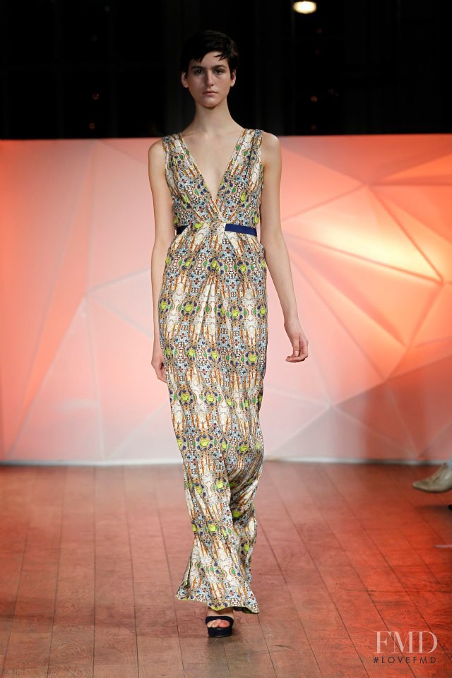 Athena Wilson featured in  the Matthew Williamson fashion show for Autumn/Winter 2013