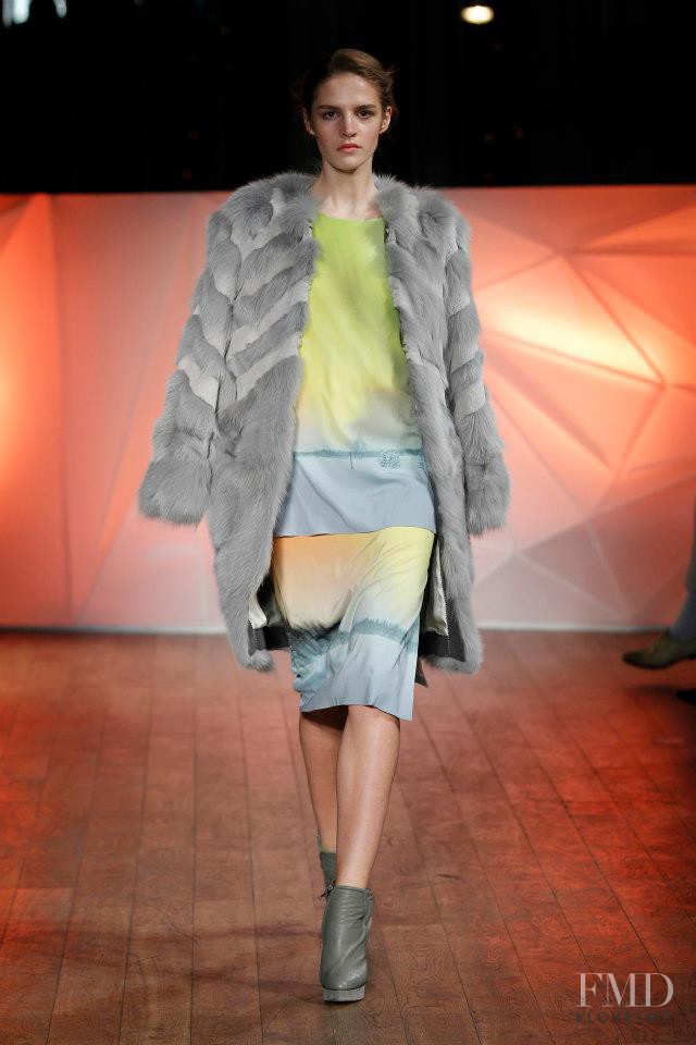 Asia Piwka featured in  the Matthew Williamson fashion show for Autumn/Winter 2013