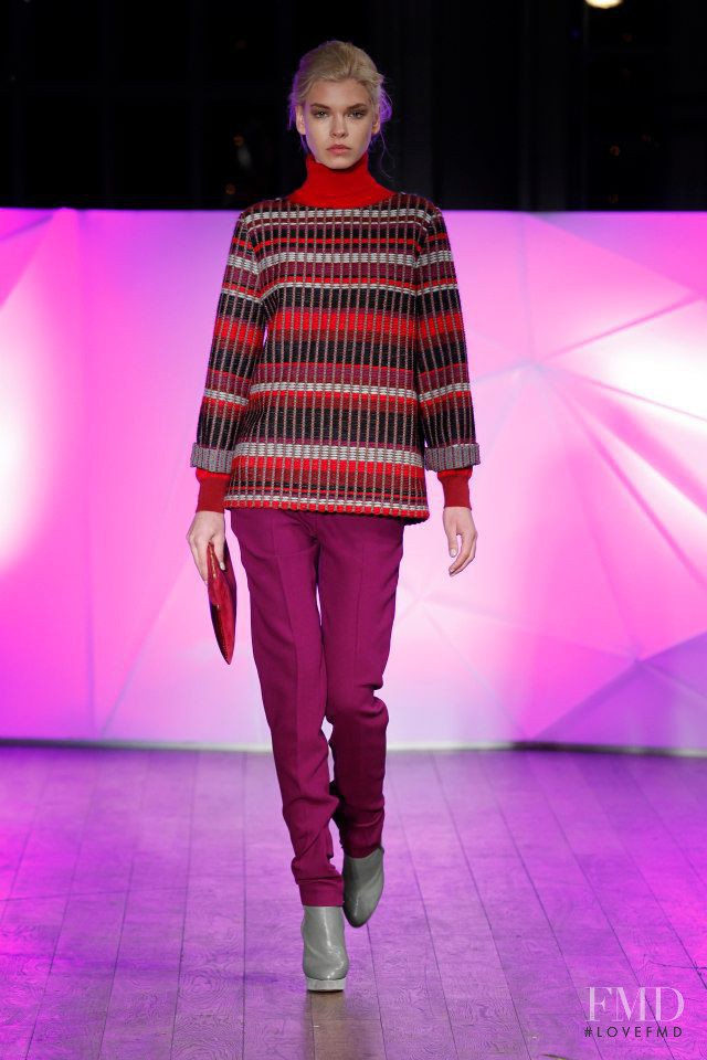 Valerija Sestic featured in  the Matthew Williamson fashion show for Autumn/Winter 2013