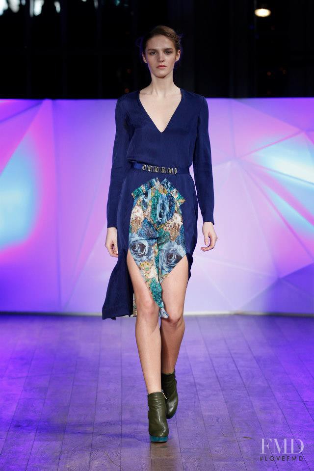 Asia Piwka featured in  the Matthew Williamson fashion show for Autumn/Winter 2013