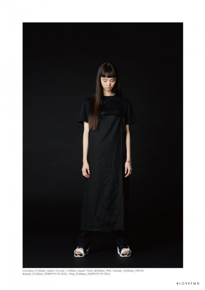 Yuka Mannami featured in  the Sacrament Fig catalogue for Spring/Summer 2016