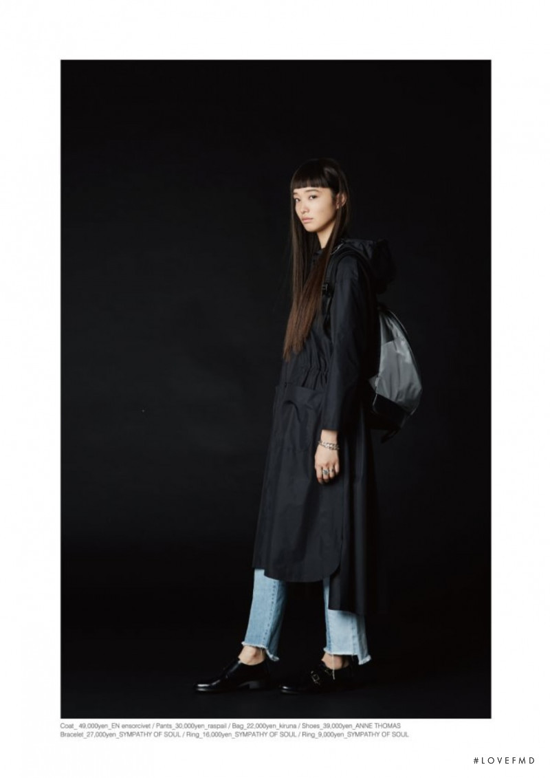 Yuka Mannami featured in  the Sacrament Fig catalogue for Spring/Summer 2016