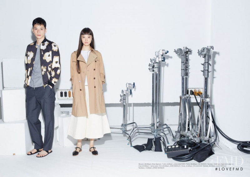 Yuka Mannami featured in  the Sacrament Fig catalogue for Spring/Summer 2016