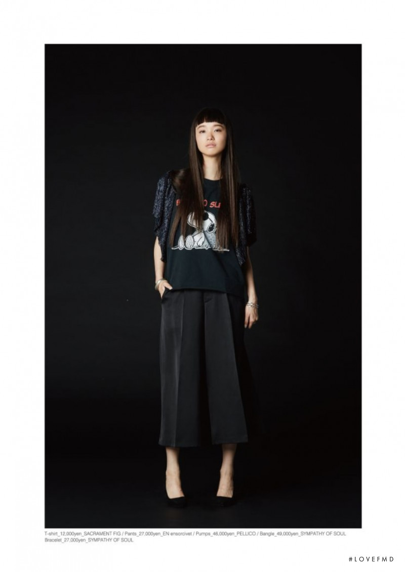 Yuka Mannami featured in  the Sacrament Fig catalogue for Spring/Summer 2016