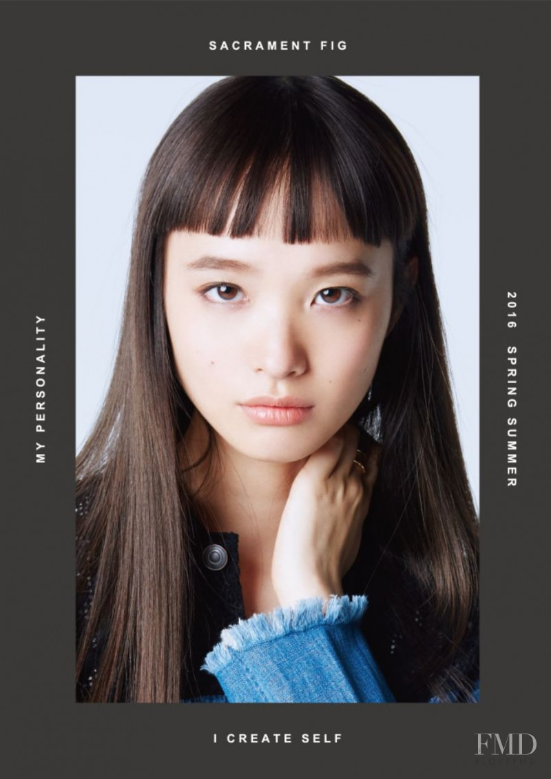 Yuka Mannami featured in  the Sacrament Fig catalogue for Spring/Summer 2016