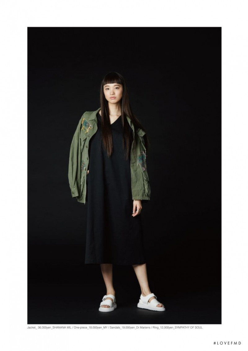 Yuka Mannami featured in  the Sacrament Fig catalogue for Spring/Summer 2016