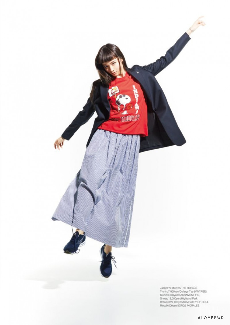 Yuka Mannami featured in  the Sacrament Fig catalogue for Spring/Summer 2016