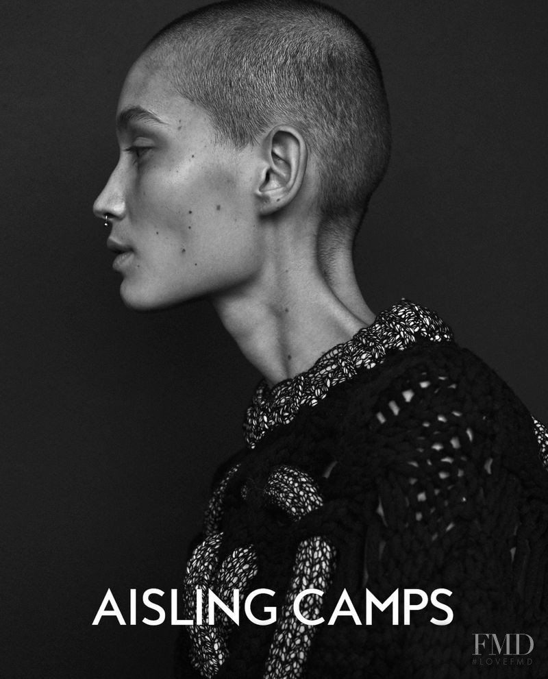 Katia Andre featured in  the Aisling Camps advertisement for Spring 2019