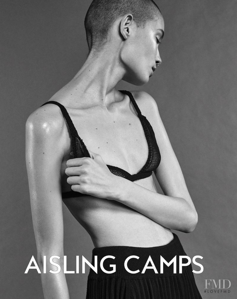 Katia Andre featured in  the Aisling Camps advertisement for Spring 2019