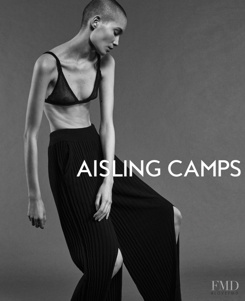 Katia Andre featured in  the Aisling Camps advertisement for Spring 2019