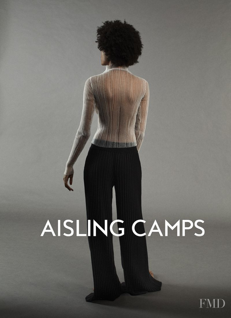 Alécia Morais featured in  the Aisling Camps advertisement for Spring 2019