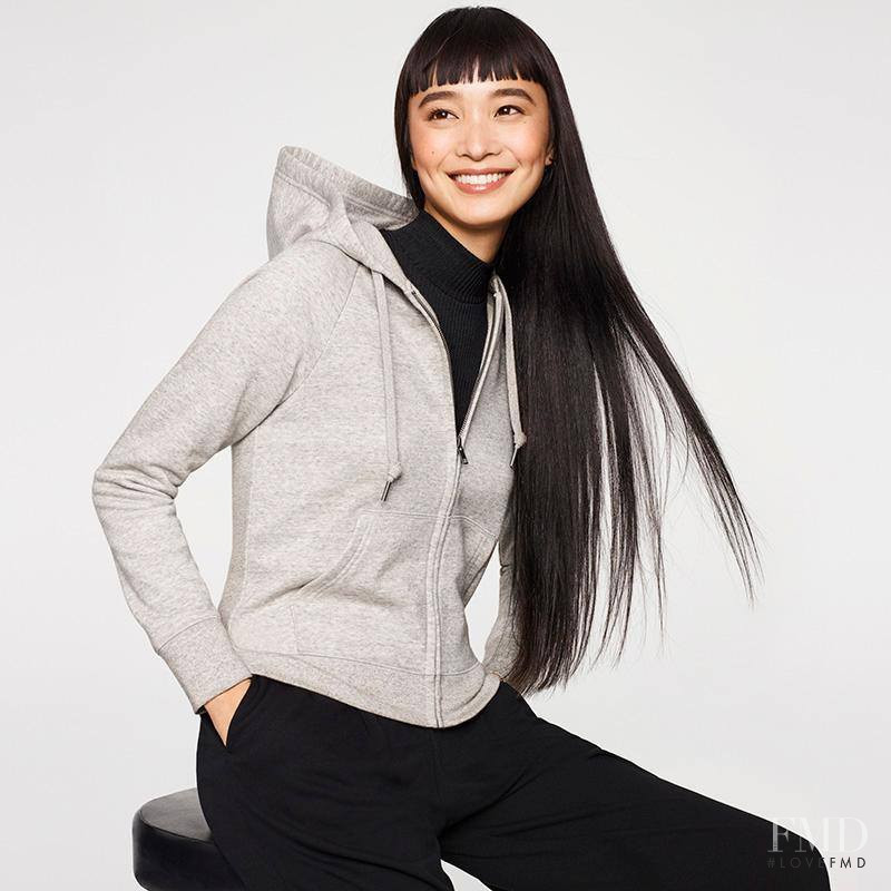 Yuka Mannami featured in  the Uniqlo advertisement for Autumn/Winter 2018