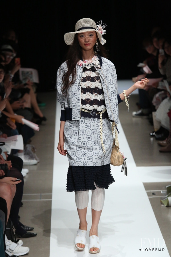 Yuka Mannami featured in  the byU fashion show for Spring/Summer 2016