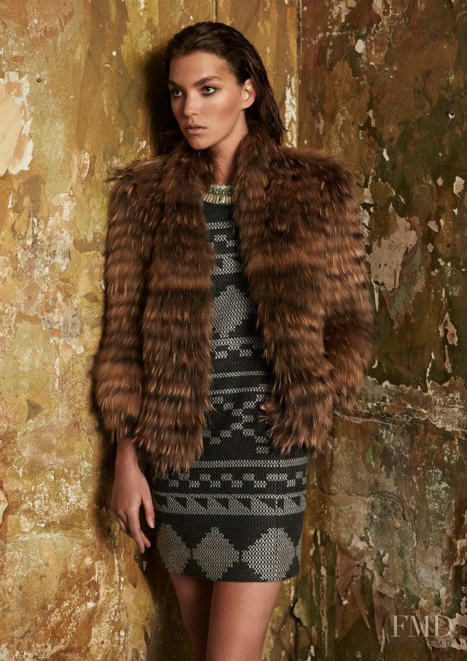 Arizona Muse featured in  the Matthew Williamson lookbook for Pre-Fall 2013