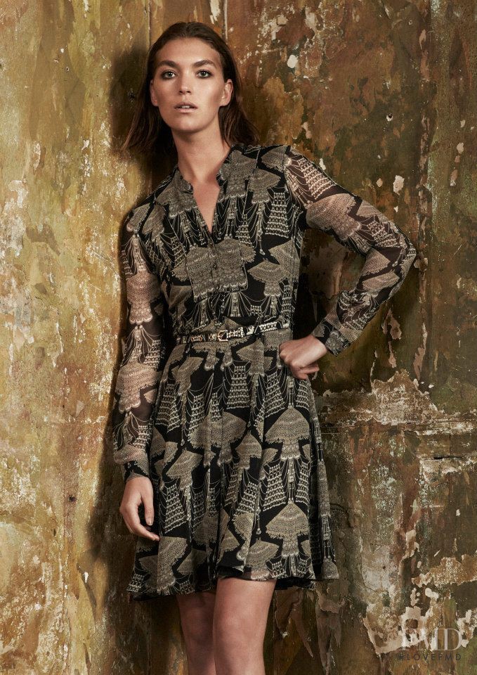 Arizona Muse featured in  the Matthew Williamson lookbook for Pre-Fall 2013