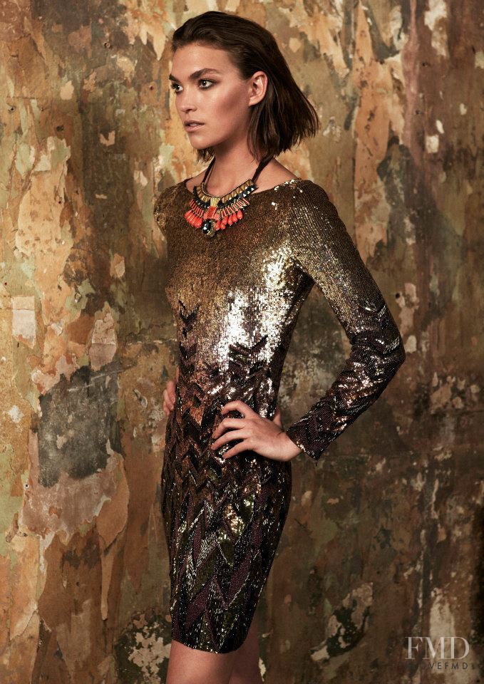 Arizona Muse featured in  the Matthew Williamson lookbook for Pre-Fall 2013