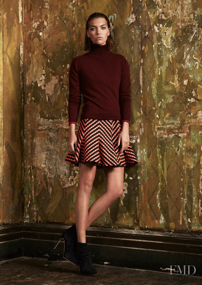 Arizona Muse featured in  the Matthew Williamson lookbook for Pre-Fall 2013