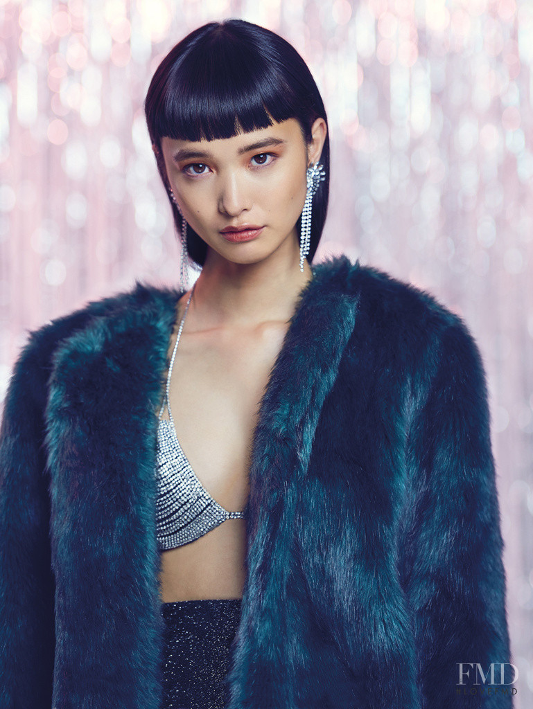 Yuka Mannami featured in  the Forever 21 advertisement for Holiday 2017