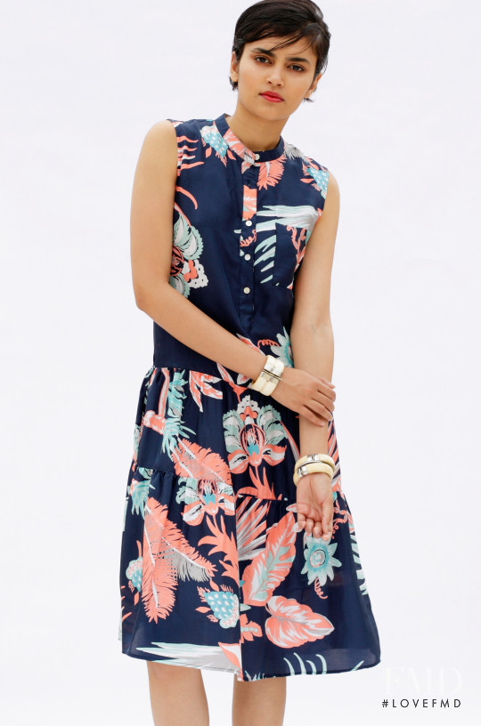 Natasha Ramachandran featured in  the Banjanan lookbook for Resort 2015