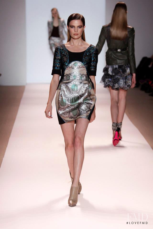 Cameron Russell featured in  the Matthew Williamson fashion show for Autumn/Winter 2009