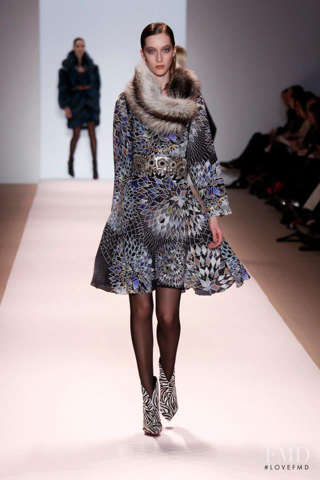 Alana Zimmer featured in  the Matthew Williamson fashion show for Autumn/Winter 2009