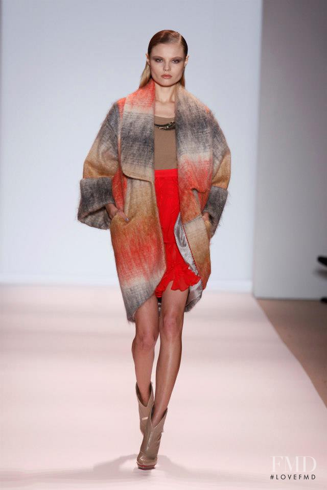 Magdalena Frackowiak featured in  the Matthew Williamson fashion show for Autumn/Winter 2009