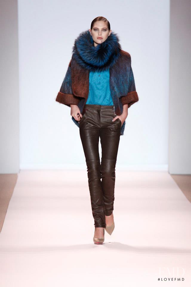 Catherine McNeil featured in  the Matthew Williamson fashion show for Autumn/Winter 2009