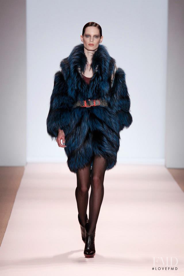 Iris Strubegger featured in  the Matthew Williamson fashion show for Autumn/Winter 2009