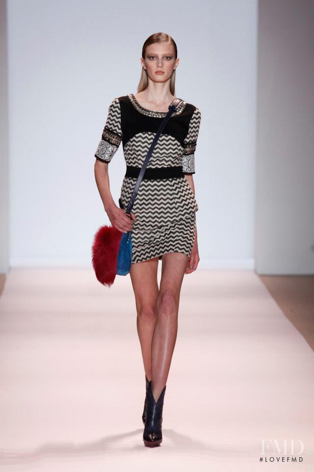 Sigrid Agren featured in  the Matthew Williamson fashion show for Autumn/Winter 2009