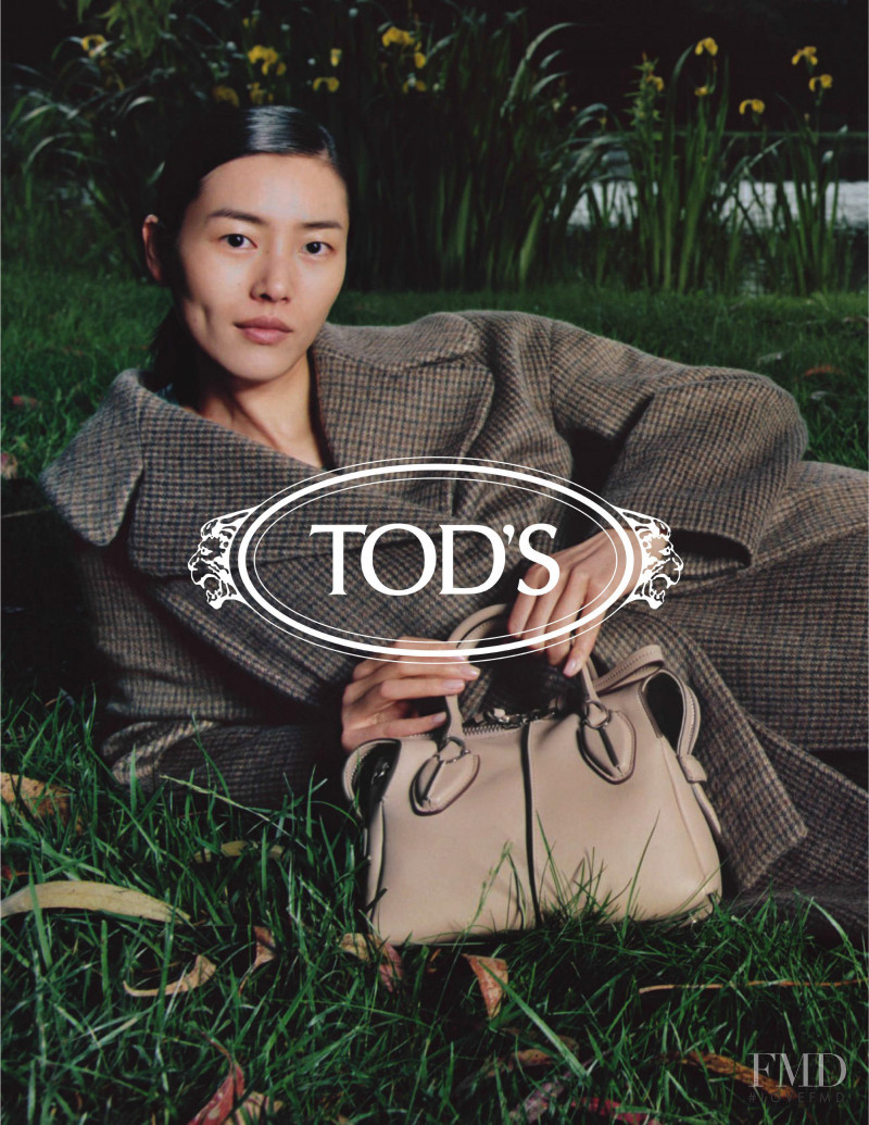 Liu Wen featured in  the Tod\'s advertisement for Autumn/Winter 2019