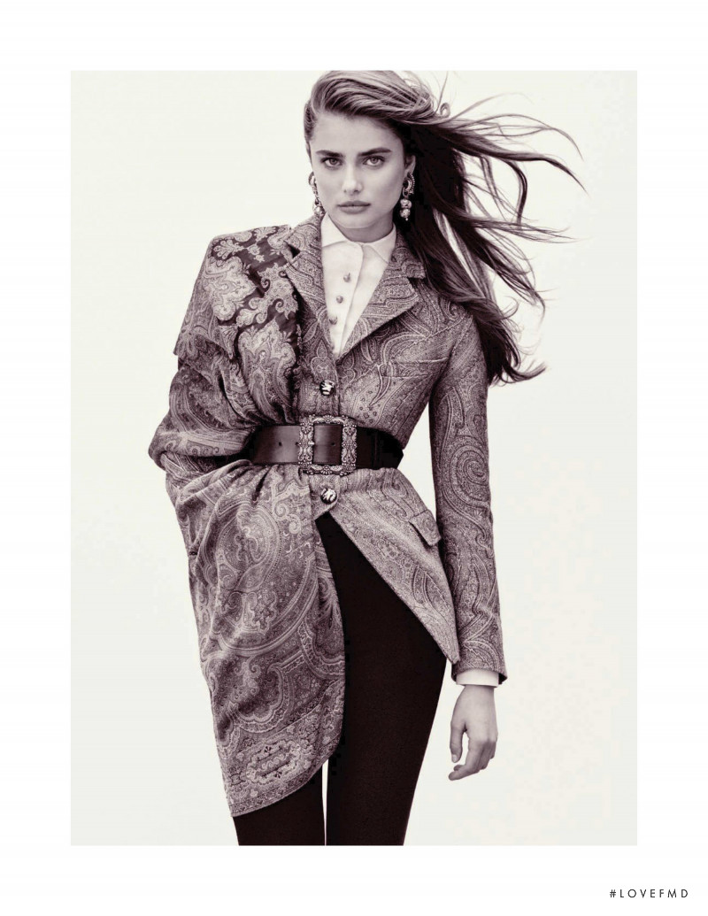 Taylor Hill featured in  the Etro advertisement for Autumn/Winter 2019