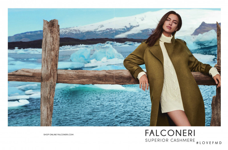 Irina Shayk featured in  the falconeri advertisement for Autumn/Winter 2019