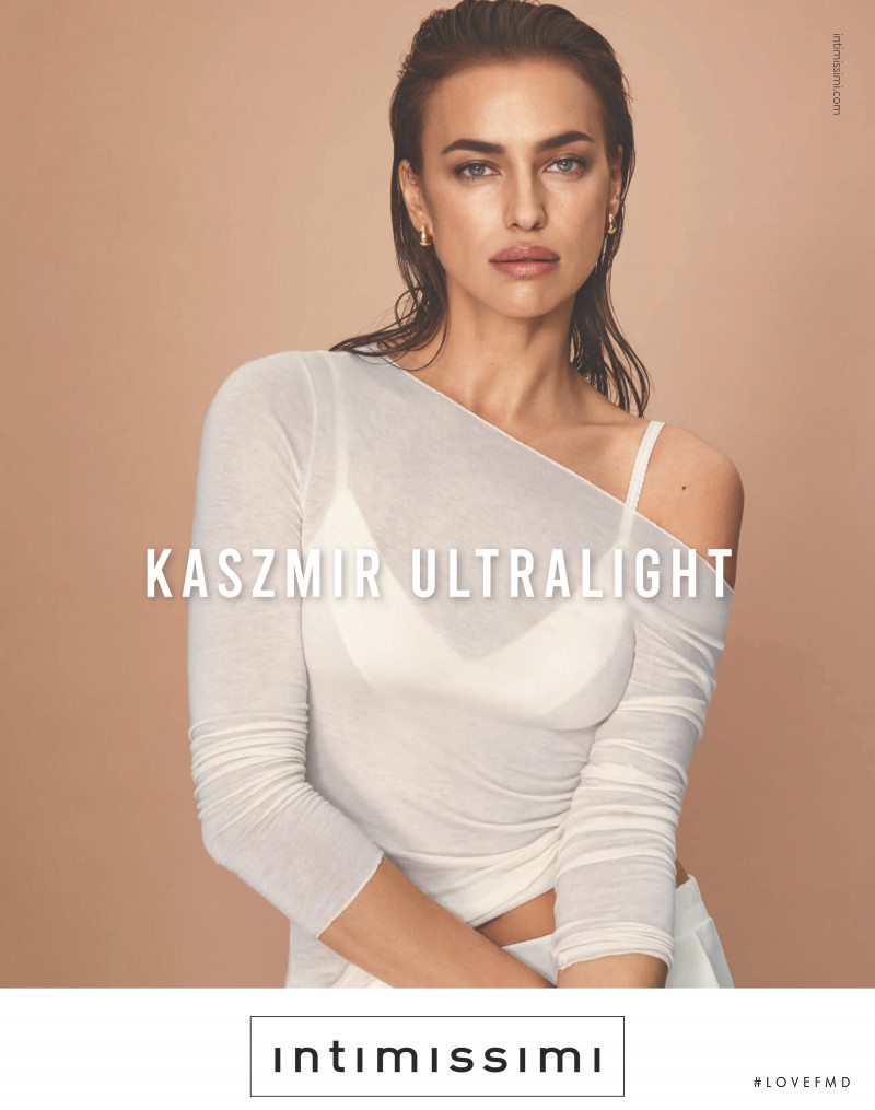 Irina Shayk featured in  the Intimissimi advertisement for Autumn/Winter 2019