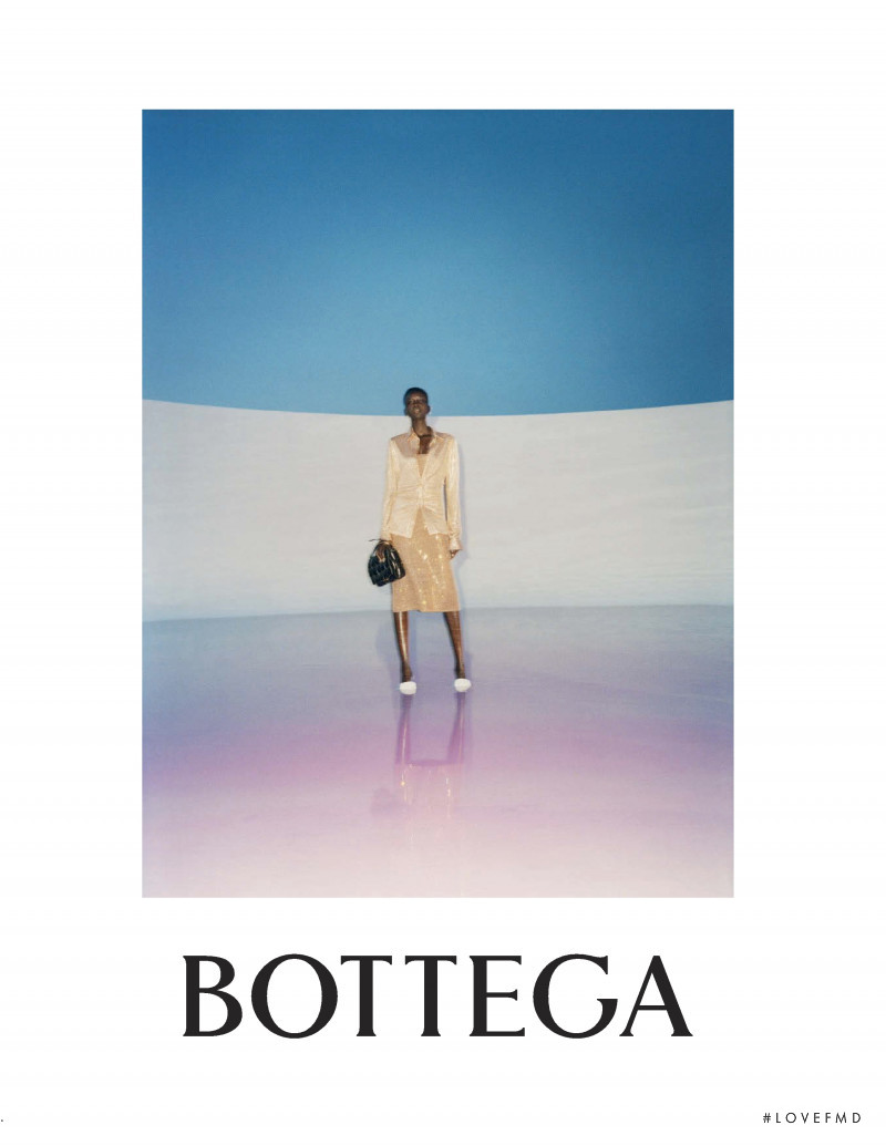 Adut Akech Bior featured in  the Bottega Veneta advertisement for Autumn/Winter 2019