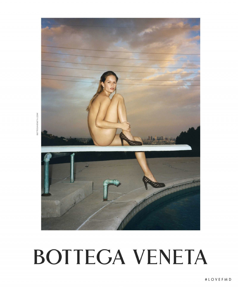 Anna Ewers featured in  the Bottega Veneta advertisement for Autumn/Winter 2019