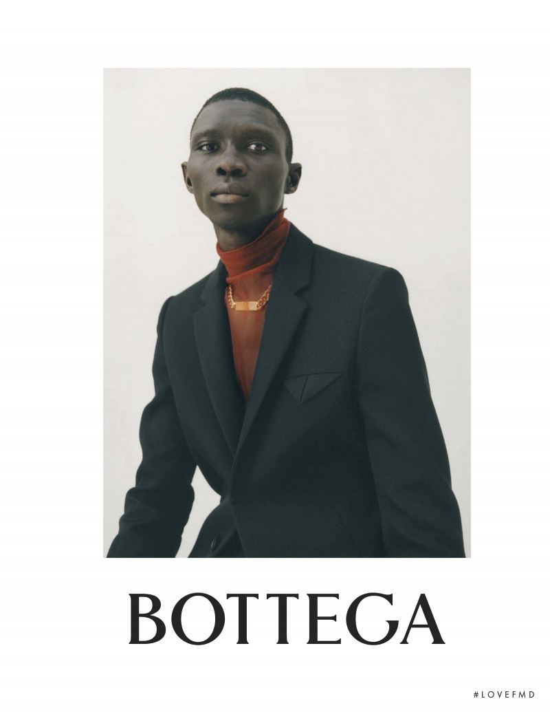 Fernando Cabral featured in  the Bottega Veneta advertisement for Autumn/Winter 2019