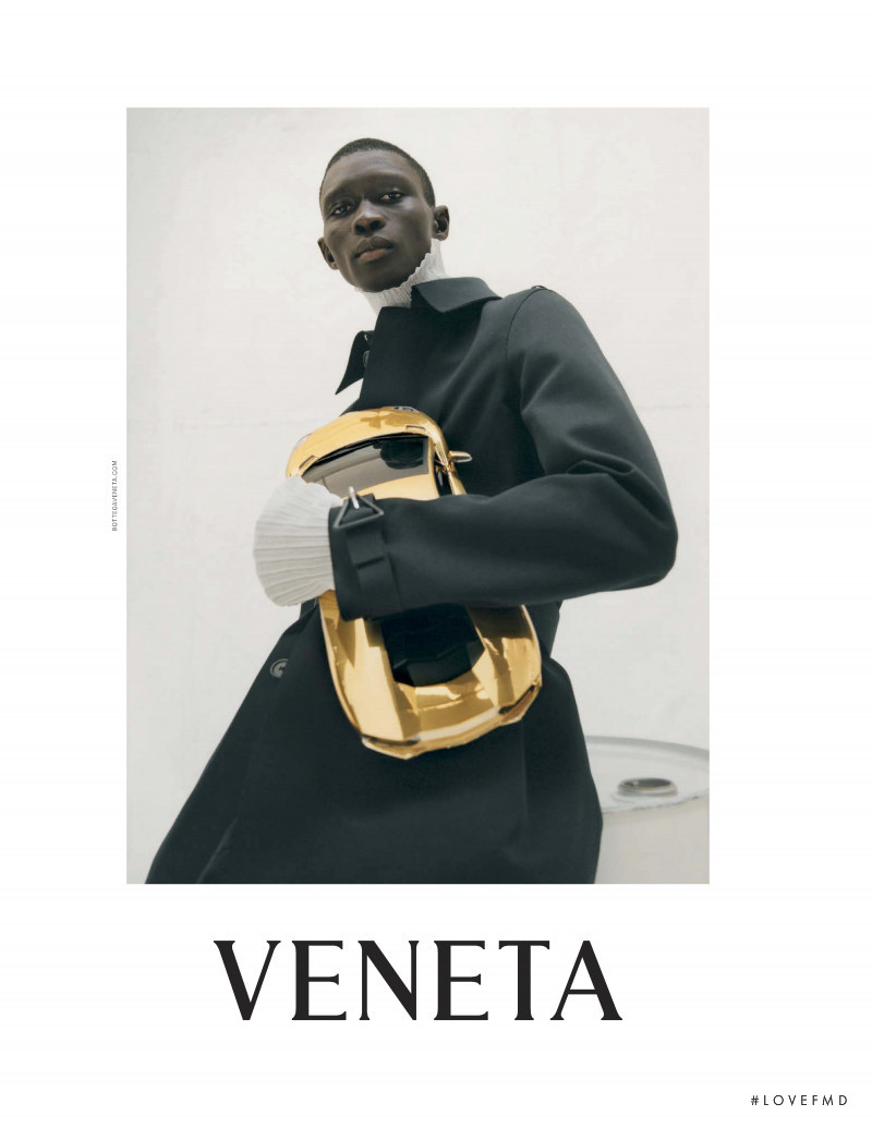 Fernando Cabral featured in  the Bottega Veneta advertisement for Autumn/Winter 2019