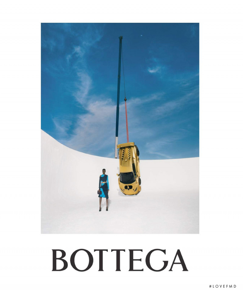 Adut Akech Bior featured in  the Bottega Veneta advertisement for Autumn/Winter 2019