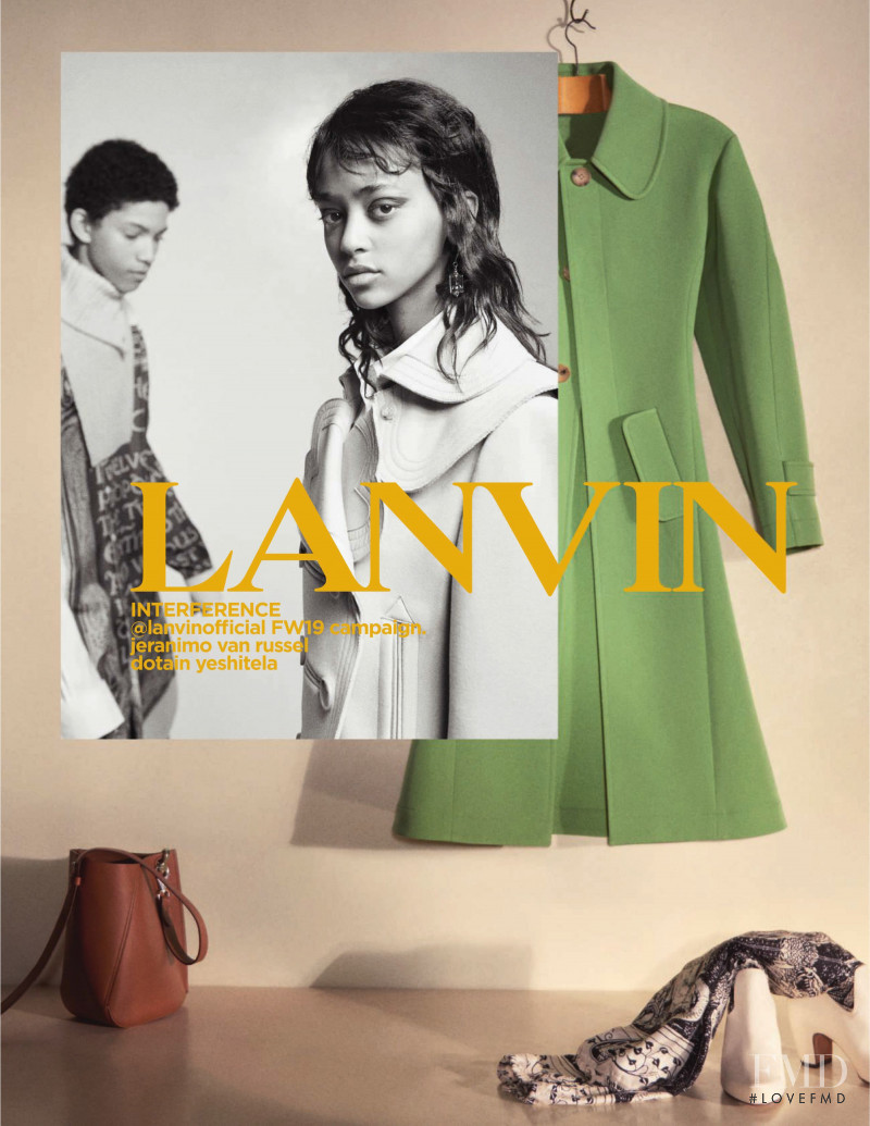 Lanvin advertisement for Autumn/Winter 2019