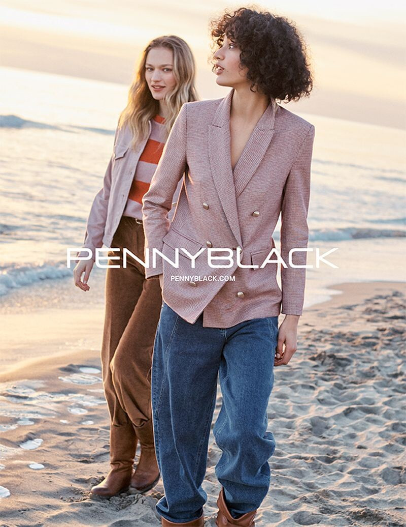 Damaris Goddrie featured in  the Pennyblack advertisement for Autumn/Winter 2019