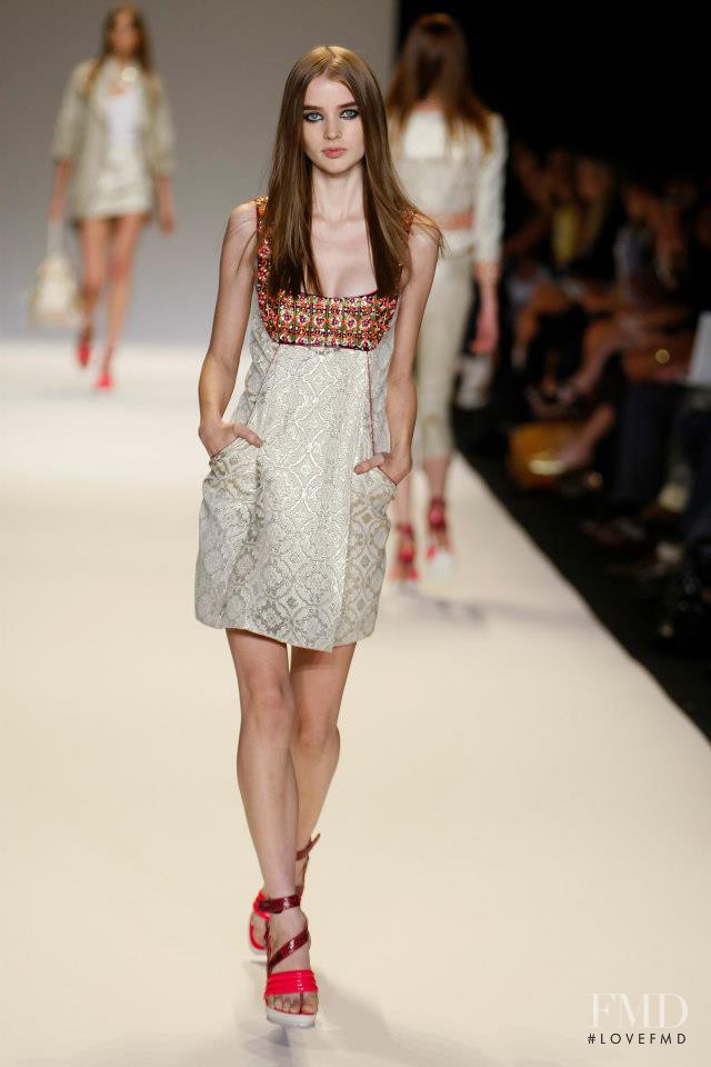 Ali Michael featured in  the Matthew Williamson fashion show for Spring/Summer 2009